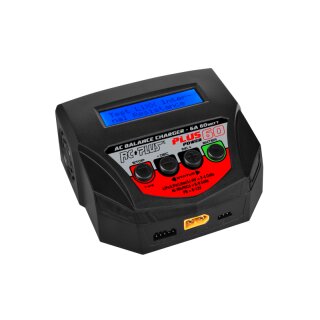 RC Plus - Power Plus 60 Charger - AC 60W - 1x4S Lixx - 8 Nixx - 12V PB